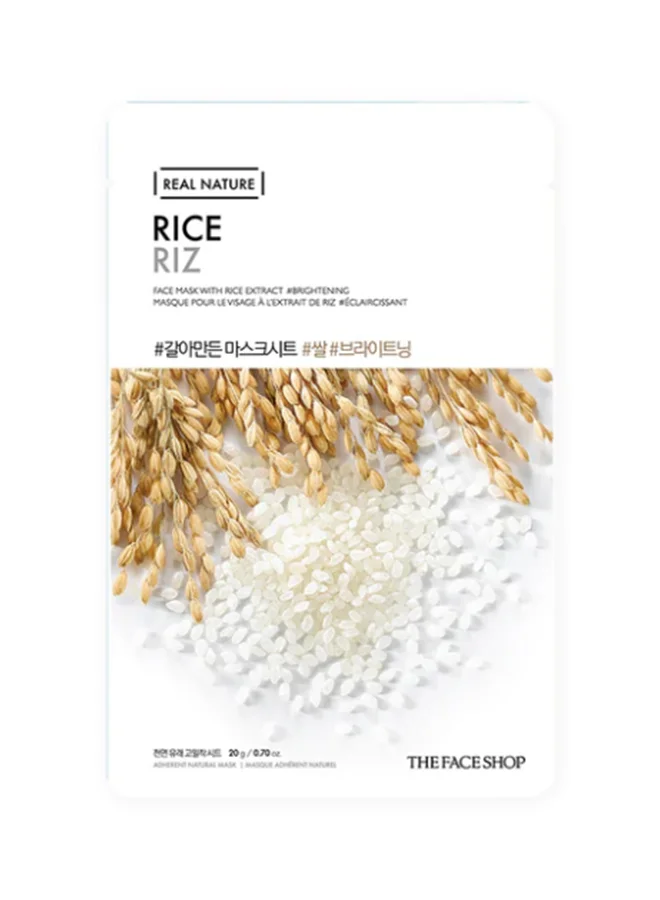 ذا فيس شوب Real Nature Rice Face Mask